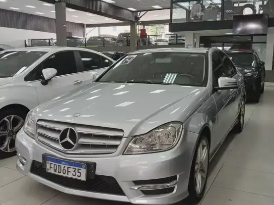 MERCEDES-BENZ-C 180-1.6 CGI SPORT 16V TURBO GASOLINA 4P AUTOMÁTICO MERCEDES-BENZ-C 180-2014