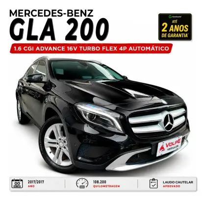 MERCEDES-BENZ GLA 200 1.6 CGI ADVANCE 16V TURBO FLEX 4P AUTOMÁTICO MERCEDES-BENZ GLA 200 1.6 CGI ADVANCE 16V TURBO FLEX 4P AUTOMÁTICO