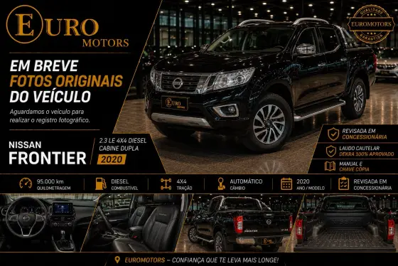 NISSAN FRONTIER 2.3 16V TURBO DIESEL LE CD 4X4 AUTOMÁTICO NISSAN FRONTIER 2.3 16V TURBO DIESEL LE CD 4X4 AUTOMÁTICO