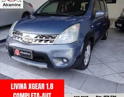 NISSAN LIVINA 1.8 SL X-GEAR 16V FLEX 4P AUTOMÁTICO NISSAN LIVINA 1.8 SL X-GEAR 16V FLEX 4P AUTOMÁTICO
