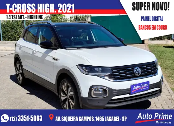 VOLKSWAGEN T-CROSS 1.4 250 TSI TOTAL FLEX HIGHLINE AUTOMÁTICO VOLKSWAGEN T-CROSS 1.4 250 TSI TOTAL FLEX HIGHLINE AUTOMÁTICO