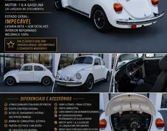 VOLKSWAGEN FUSCA 1.6 8V GASOLINA 2P MANUAL VOLKSWAGEN FUSCA 1.6 8V GASOLINA 2P MANUAL