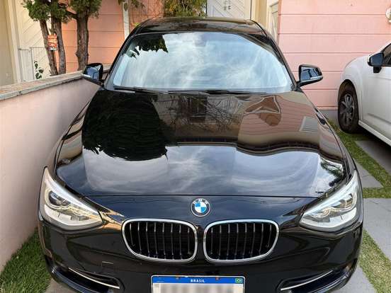 BMW-118i-1.6 SPORT GP 16V TURBO GASOLINA 4P AUTOMÁTICO BMW-118i-2014