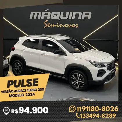 FIAT PULSE 1.0 TURBO 200 FLEX AUDACE CVT FIAT PULSE 1.0 TURBO 200 FLEX AUDACE CVT