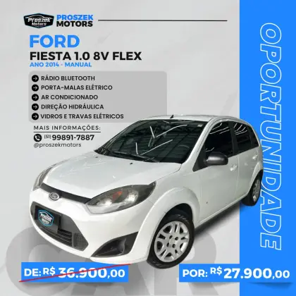 FORD FIESTA 1.0 ROCAM HATCH 8V FLEX 4P MANUAL FORD FIESTA 1.0 ROCAM HATCH 8V FLEX 4P MANUAL
