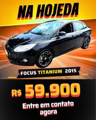 FORD FOCUS 2.0 TITANIUM PLUS 16V FLEX 4P POWERSHIFT