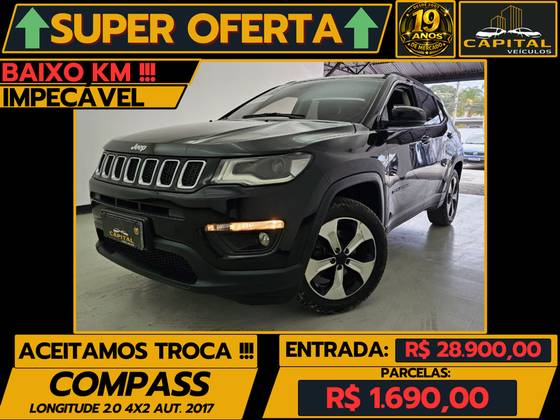 JEEP COMPASS 2.0 16V FLEX LONGITUDE AUTOMÁTICO