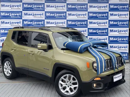 JEEP-RENEGADE-1.8 16V FLEX LONGITUDE 4P AUTOMÁTICO JEEP-RENEGADE-2016