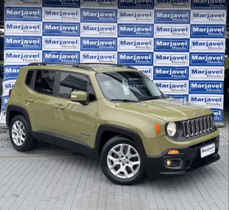 JEEP-RENEGADE-1.8 16V FLEX LONGITUDE 4P AUTOMÁTICO JEEP-RENEGADE-2016