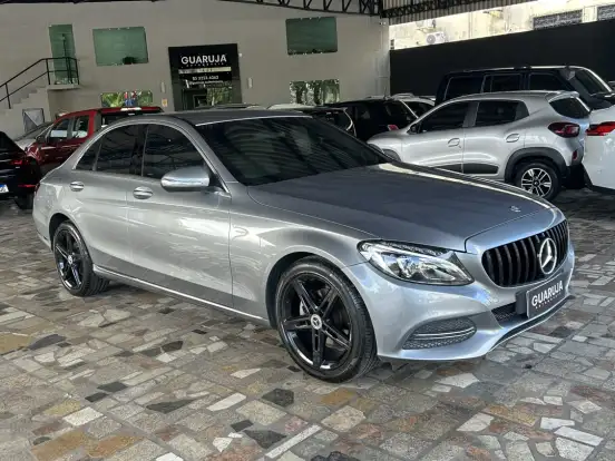 MERCEDES-BENZ-C 180-1.6 CGI AVANTGARDE 16V TURBO GASOLINA 4P AUTOMÁTICO MERCEDES-BENZ-C 180-2015