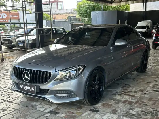 MERCEDES-BENZ-C 180-1.6 CGI AVANTGARDE 16V TURBO GASOLINA 4P AUTOMÁTICO MERCEDES-BENZ-C 180-2015