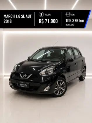 NISSAN MARCH 1.6 SV 16V FLEXSTART 4P XTRONIC NISSAN MARCH 1.6 SV 16V FLEXSTART 4P XTRONIC