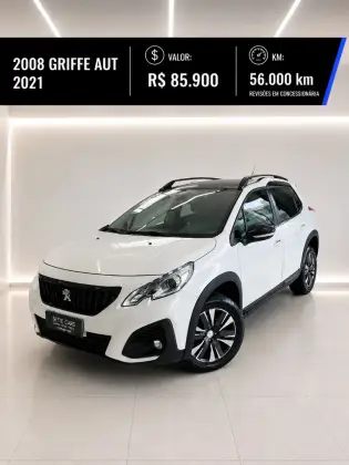 PEUGEOT 2008 1.6 16V THP FLEX GRIFFE 4P AUTOMÁTICO PEUGEOT 2008 1.6 16V THP FLEX GRIFFE 4P AUTOMÁTICO