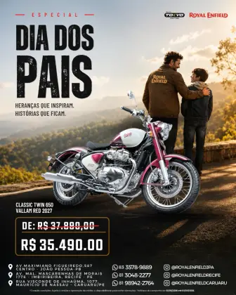 ROYAL ENFIELD CLASSIC 650 VALLAM RED ROYAL ENFIELD CLASSIC 650 VALLAM RED