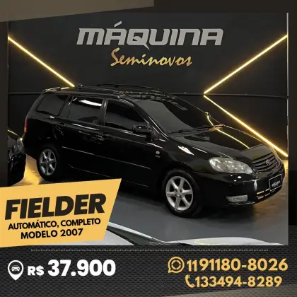 TOYOTA FIELDER 1.8 16V GASOLINA 4P AUTOMÁTICO