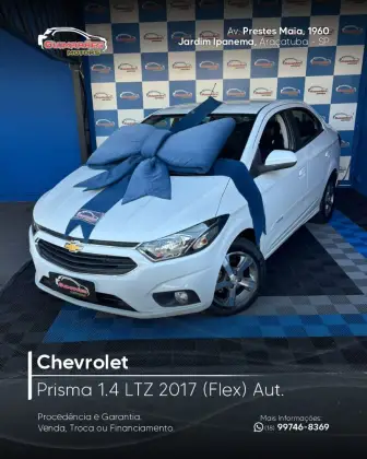CHEVROLET PRISMA 1.4 MPFI LTZ 8V FLEX 4P AUTOMÁTICO CHEVROLET PRISMA 1.4 MPFI LTZ 8V FLEX 4P AUTOMÁTICO