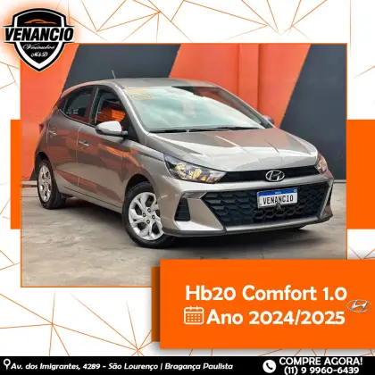 HYUNDAI HB20 1.0 12V FLEX COMFORT PLUS MANUAL HYUNDAI HB20 1.0 12V FLEX COMFORT PLUS MANUAL