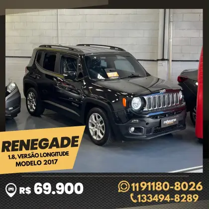 JEEP RENEGADE 1.8 16V FLEX LONGITUDE 4P AUTOMÁTICO JEEP RENEGADE 1.8 16V FLEX LONGITUDE 4P AUTOMÁTICO