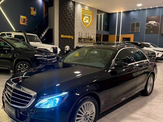 MERCEDES-BENZ-C 180-1.6 CGI EXCLUSIVE 16V TURBO GASOLINA 4P AUTOMÁTICO MERCEDES-BENZ-C 180-2017
