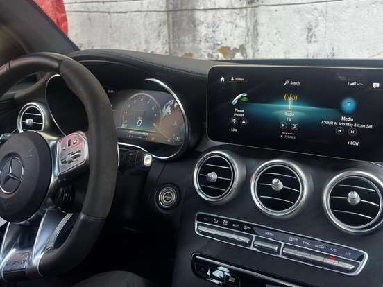 MERCEDES-BENZ-GLC 63 AMG-4.0 V8 TURBO GASOLINA 4MATIC+ SPEEDSHIFT MERCEDES-BENZ-GLC 63 AMG-2019