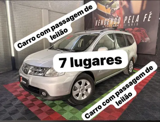 NISSAN LIVINA 1.8 SL X-GEAR 16V FLEX 4P AUTOMÁTICO NISSAN LIVINA 1.8 SL X-GEAR 16V FLEX 4P AUTOMÁTICO