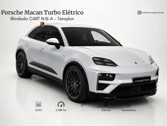 PORSCHE MACAN TURBO ELÉTRICO PORSCHE MACAN TURBO ELÉTRICO