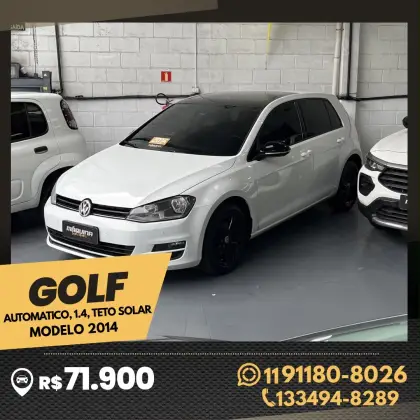 VOLKSWAGEN GOLF 1.4 TSI COMFORTLINE 16V GASOLINA 4P AUTOMÁTICO VOLKSWAGEN GOLF 1.4 TSI COMFORTLINE 16V GASOLINA 4P AUTOMÁTICO