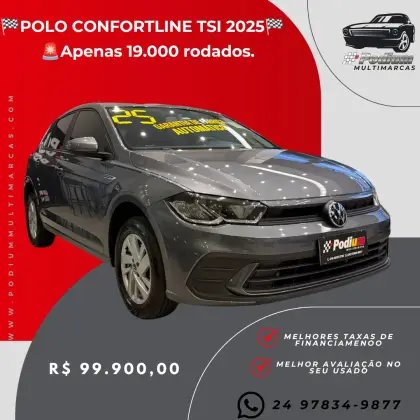 VOLKSWAGEN POLO 1.0 170 TSI COMFORTLINE AUTOMÁTICO
