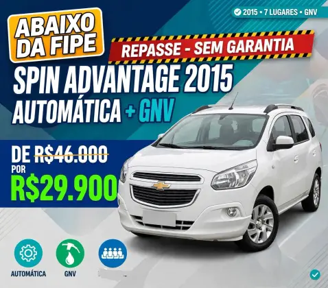CHEVROLET SPIN 1.8 ADVANTAGE 8V FLEX 4P AUTOMÁTICO
