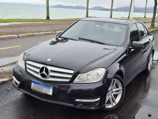 MERCEDES-BENZ-C 180-1.6 CGI SPORT 16V TURBO GASOLINA 4P AUTOMÁTICO MERCEDES-BENZ-C 180-2012