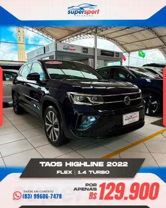 VOLKSWAGEN TAOS 1.4 250 TSI TOTAL FLEX HIGHLINE AUTOMÁTICO VOLKSWAGEN TAOS 1.4 250 TSI TOTAL FLEX HIGHLINE AUTOMÁTICO