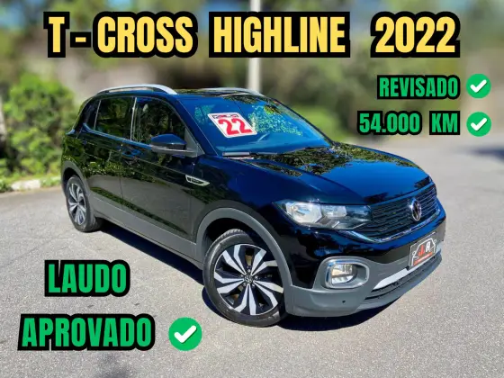 VOLKSWAGEN T-CROSS 1.4 250 TSI TOTAL FLEX HIGHLINE AUTOMÁTICO VOLKSWAGEN T-CROSS 1.4 250 TSI TOTAL FLEX HIGHLINE AUTOMÁTICO