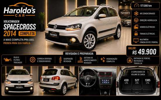 VOLKSWAGEN-SPACE CROSS-1.6 MI 8V FLEX 4P MANUAL VOLKSWAGEN-SPACE CROSS-2014