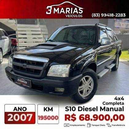 CHEVROLET S10 2.8 EXECUTIVE 4X4 CD 12V TURBO ELECTRONIC INTERCOOLER DIESEL 4P MANUAL