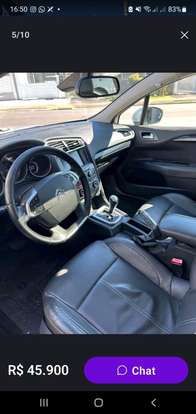 CITROËN-C4 LOUNGE-1.6 EXCLUSIVE 16V TURBO GASOLINA 4P AUTOMÁTICO CITROËN-C4 LOUNGE-2013