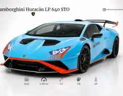 LAMBORGHINI HURACÁN 5.2 V10 GASOLINA LP 640 STO LDF LAMBORGHINI HURACÁN 5.2 V10 GASOLINA LP 640 STO LDF