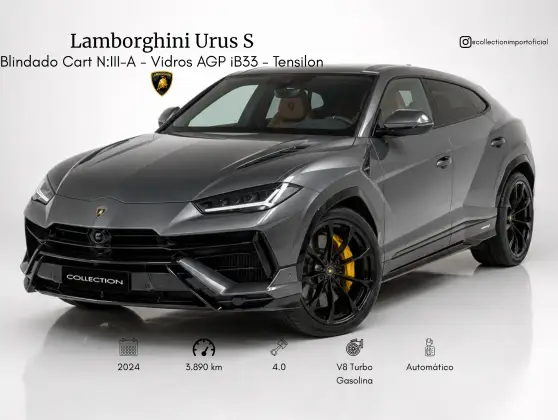 LAMBORGHINI URUS 4.0 V8 TURBO GASOLINA S AUTOMÁTICO LAMBORGHINI URUS 4.0 V8 TURBO GASOLINA S AUTOMÁTICO