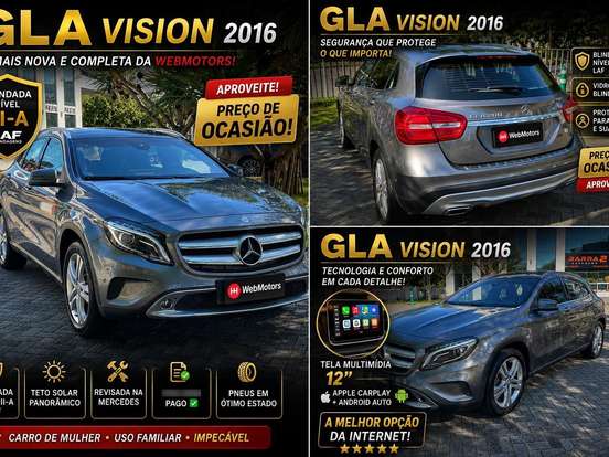 MERCEDES-BENZ-GLA 200-1.6 CGI VISION 16V TURBO FLEX 4P AUTOMÁTICO MERCEDES-BENZ-GLA 200-2015