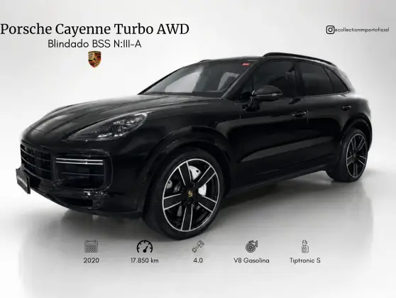 PORSCHE CAYENNE 4.0 V8 GASOLINA TURBO AWD TIPTRONIC S