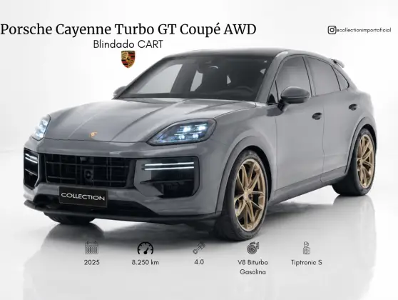 PORSCHE CAYENNE 4.0 V8 GASOLINA TURBO GT COUPÉ AWD TIPTRONIC S