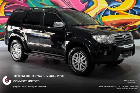 TOYOTA HILUX 3.0 SRV 4X4 CD 7 LUGARES 16V TURBO INTERCOOLER DIESEL 4P AUTOMÁTICO TOYOTA HILUX 3.0 SRV 4X4 CD 7 LUGARES 16V TURBO INTERCOOLER DIESEL 4P AUTOMÁTICO