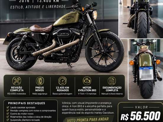 HARLEY-DAVIDSON-SPORTSTER IRON 883 HARLEY-DAVIDSON-SPORTSTER IRON 883-2015