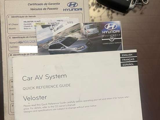 HYUNDAI-VELOSTER-1.6 16V GASOLINA 3P AUTOMÁTICO HYUNDAI-VELOSTER-2011