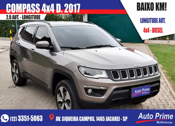 JEEP COMPASS 2.0 16V DIESEL LONGITUDE 4X4 AUTOMÁTICO