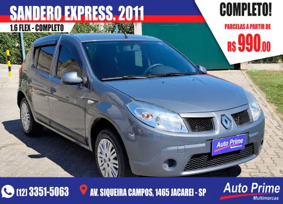 RENAULT SANDERO 1.6 EXPRESSION 8V FLEX 4P MANUAL RENAULT SANDERO 1.6 EXPRESSION 8V FLEX 4P MANUAL