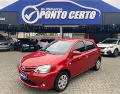 TOYOTA ETIOS 1.5 XS 16V FLEX 4P MANUAL TOYOTA ETIOS 1.5 XS 16V FLEX 4P MANUAL