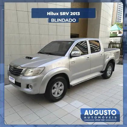 TOYOTA HILUX 3.0 SRV TOP 4X4 CD 16V TURBO INTERCOOLER DIESEL 4P AUTOMÁTICO TOYOTA HILUX 3.0 SRV TOP 4X4 CD 16V TURBO INTERCOOLER DIESEL 4P AUTOMÁTICO