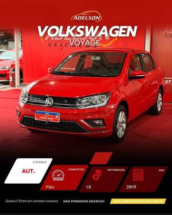 VOLKSWAGEN VOYAGE 1.6 16V MSI TOTALFLEX 4P AUTOMÁTICO