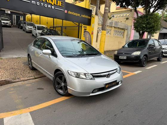 HONDA CIVIC 1.8 LXS 16V FLEX 4P AUTOMÁTICO