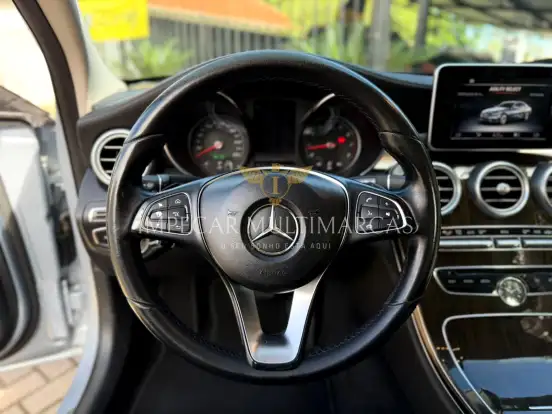 MERCEDES-BENZ-C 180-1.6 CGI EXCLUSIVE 16V TURBO GASOLINA 4P AUTOMÁTICO MERCEDES-BENZ-C 180-2015